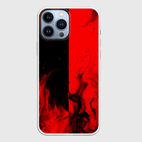 Чехол для iPhone 13 Pro Max с принтом BLACK RED FIRE в городе Новоалтайск,  |  | Тематика изображения на принте: bright | fire | flame | heat | light | wildfire | искры | огненный | огонь | пламя | пожар