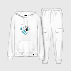 Женский костюм хлопок (с толстовкой) с принтом Swimming в городе Новоалтайск,  |  | swim | swimming | synchronized swimming | водный спорт | плавание | пловец | синхронное плавание | спорт