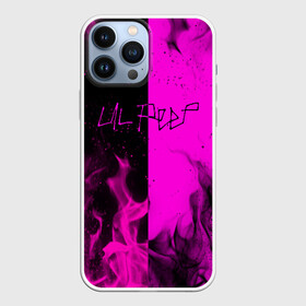Чехол для iPhone 13 Pro Max с принтом LIL PEEP в городе Новоалтайск,  |  | Тематика изображения на принте: bright | fire | flame | heat | light | lil peep | lil prince | pink | wildfire | зарубежная музыка | искры | лил пип | маленький принц | огненный | огонь | пламя | пожар