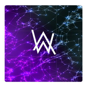 Магнитный плакат 3Х3 с принтом ALAN WALKER в городе Новоалтайск, Полимерный материал с магнитным слоем | 9 деталей размером 9*9 см | alan walker | aw | electro | electro music | music | алан уокер | музыка | музыкант | электро | электронная музыка