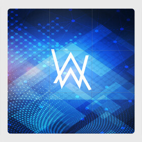 Магнитный плакат 3Х3 с принтом ALAN WALKER в городе Новоалтайск, Полимерный материал с магнитным слоем | 9 деталей размером 9*9 см | alan walker | aw | electro | electro music | music | алан уокер | музыка | музыкант | электро | электронная музыка