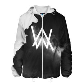 Мужская куртка 3D с принтом ALAN WALKER в городе Новоалтайск, ткань верха — 100% полиэстер, подклад — флис | прямой крой, подол и капюшон оформлены резинкой с фиксаторами, два кармана без застежек по бокам, один большой потайной карман на груди. Карман на груди застегивается на липучку | alan walker | aw | electro | electro music | music | алан уокер | музыка | музыкант | электро | электронная музыка