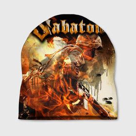 Шапка 3D с принтом Sabaton в городе Новоалтайск, 100% полиэстер | универсальный размер, печать по всей поверхности изделия | heavy | metal | power | sabaton | метал | пауэр | сабатон | хэви