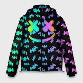Мужская зимняя куртка 3D с принтом MARSHMELLO в городе Новоалтайск, верх — 100% полиэстер; подкладка — 100% полиэстер; утеплитель — 100% полиэстер | длина ниже бедра, свободный силуэт Оверсайз. Есть воротник-стойка, отстегивающийся капюшон и ветрозащитная планка. 

Боковые карманы с листочкой на кнопках и внутренний карман на молнии. | marshmello | диджей | клуб | клубная музыка | маршмеллоу | маршмело | маршмэлло | маршмэллоу | маршмэло | музыка | электронная