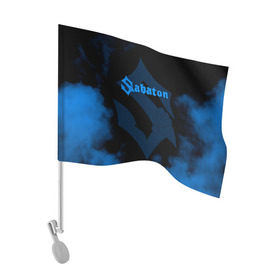 Флаг для автомобиля с принтом Sabaton в городе Новоалтайск, 100% полиэстер | Размер: 30*21 см | battle metal | primo victoria | sabaton | the art of war | the great war | группа | йоаким броден | латный ботинок | метал | пауэр | рыцарские доспехи | сабатон | собатон | хэви