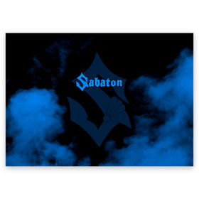 Поздравительная открытка с принтом Sabaton в городе Новоалтайск, 100% бумага | плотность бумаги 280 г/м2, матовая, на обратной стороне линовка и место для марки
 | battle metal | primo victoria | sabaton | the art of war | the great war | группа | йоаким броден | латный ботинок | метал | пауэр | рыцарские доспехи | сабатон | собатон | хэви