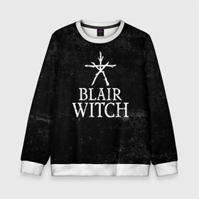 Детский свитшот 3D с принтом BLAIR WITCH (Игра) в городе Новоалтайск, 100% полиэстер | свободная посадка, прямой крой, мягкая тканевая резинка на рукавах и понизу свитшота | blair | game | games | halloween | horror | logo | survival | symbol | witch | блер | блэйр | блэр | ведьма | ведьма из | витч | вич | выживание | игра | игры | лого | логотип | символ | ужасы | хоррор | хэллоуин