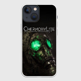 Чехол для iPhone 13 mini с принтом CHERNOBYLITE ПРОТИВОГАЗ в городе Новоалтайск,  |  | anomaly | chernobyl | chernobylite | game | games | horror | logo | metro | stalker | symbol | аномалии | игра | игры | лого | логотип | метро | символ | сталкер | ужасы | хоррор | чернобылит | чернобыль