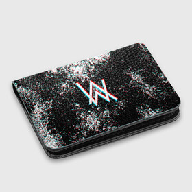 Картхолдер с принтом с принтом ALAN WALKER GLITCH в городе Новоалтайск, натуральная матовая кожа | размер 7,3 х 10 см; кардхолдер имеет 4 кармана для карт; | Тематика изображения на принте: alan walker | aw | electro | electro music | music | алан уокер | музыка | музыкант | электро | электронная музыка