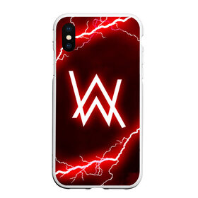 Чехол для iPhone XS Max матовый с принтом ALAN WALKER в городе Новоалтайск, Силикон | Область печати: задняя сторона чехла, без боковых панелей | Тематика изображения на принте: alan walker | aw | electro | electro music | music | алан уокер | музыка | музыкант | электро | электронная музыка