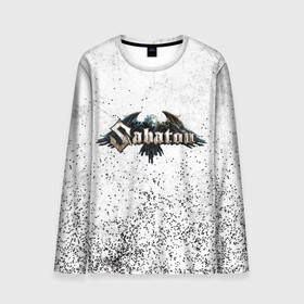 Мужской лонгслив 3D с принтом SABATON в городе Новоалтайск, 100% полиэстер | длинные рукава, круглый вырез горловины, полуприлегающий силуэт | battle metal. | primo victoria | sabaton | the art of war | the great war | группа | йоаким броден | латный ботинок | метал | пауэр | рыцарские доспехи | сабатон | собатон | хэви