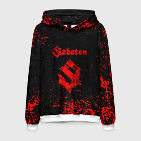 Мужская толстовка 3D с принтом SABATON в городе Новоалтайск, 100% полиэстер | двухслойный капюшон со шнурком для регулировки, мягкие манжеты на рукавах и по низу толстовки, спереди карман-кенгуру с мягким внутренним слоем. | battle metal. | primo victoria | sabaton | the art of war | the great war | группа | йоаким броден | латный ботинок | метал | пауэр | рыцарские доспехи | сабатон | собатон | хэви