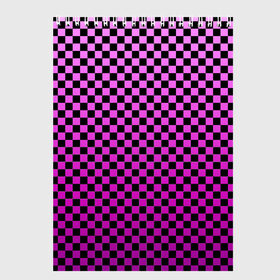 Скетчбук с принтом Checkerboard Color в городе Новоалтайск, 100% бумага
 | 48 листов, плотность листов — 100 г/м2, плотность картонной обложки — 250 г/м2. Листы скреплены сверху удобной пружинной спиралью | checkerboard | gradient | бойчик | в клетку | в клеточку | градиент | клетка | музыка | орнамент | френдзона | шахматная доска | шашки