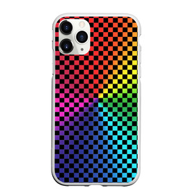 Чехол для iPhone 11 Pro матовый с принтом Checkerboard Color в городе Новоалтайск, Силикон |  | Тематика изображения на принте: checkerboard | gradient | бойчик | в клетку | в клеточку | градиент | клетка | музыка | орнамент | френдзона | шахматная доска | шашки