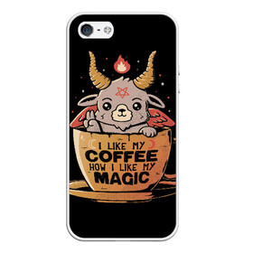 Чехол для iPhone 5/5S матовый с принтом How I Like My Coffee в городе Новоалтайск, Силикон | Область печати: задняя сторона чехла, без боковых панелей | Тематика изображения на принте: coffee | diy | espresso | how | like | lol | my | как | кофе | лол | мой | монстрик | рога | сделай сам | сказка | эспрессо
