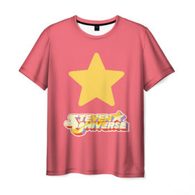 Мужская футболка 3D с принтом Steven Universe в городе Новоалтайск, 100% полиэфир | прямой крой, круглый вырез горловины, длина до линии бедер | steven universe | аметист | вселенная стивена | гранат | жемчуг | конни махесваран | кристальные самоцветы | лазурит | ляпис лазурит | перидот | самоцветы | стивен кварц юнивёрс