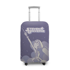Чехол для чемодана 3D с принтом Steven Universe в городе Новоалтайск, 86% полиэфир, 14% спандекс | двустороннее нанесение принта, прорези для ручек и колес | steven universe | аметист | вселенная стивена | гранат | жемчуг | конни махесваран | кристальные самоцветы | лазурит | ляпис лазурит | перидот | самоцветы | стивен кварц юнивёрс