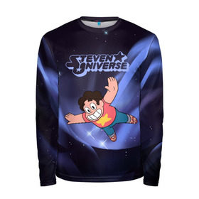 Мужской лонгслив 3D с принтом Steven Universe в городе Новоалтайск, 100% полиэстер | длинные рукава, круглый вырез горловины, полуприлегающий силуэт | steven universe | аметист | вселенная стивена | гранат | жемчуг | конни махесваран | кристальные самоцветы | лазурит | ляпис лазурит | перидот | самоцветы | стивен кварц юнивёрс
