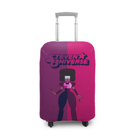 Чехол для чемодана 3D с принтом Steven Universe в городе Новоалтайск, 86% полиэфир, 14% спандекс | двустороннее нанесение принта, прорези для ручек и колес | steven universe | аметист | вселенная стивена | гранат | жемчуг | конни махесваран | кристальные самоцветы | лазурит | ляпис лазурит | перидот | самоцветы | стивен кварц юнивёрс
