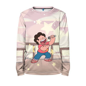 Детский лонгслив 3D с принтом Steven Universe в городе Новоалтайск, 100% полиэстер | длинные рукава, круглый вырез горловины, полуприлегающий силуэт
 | steven universe | аметист | вселенная стивена | гранат | жемчуг | конни махесваран | кристальные самоцветы | лазурит | ляпис лазурит | перидот | самоцветы | стивен кварц юнивёрс