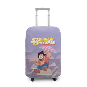 Чехол для чемодана 3D с принтом Steven Universe в городе Новоалтайск, 86% полиэфир, 14% спандекс | двустороннее нанесение принта, прорези для ручек и колес | steven universe | аметист | вселенная стивена | гранат | жемчуг | конни махесваран | кристальные самоцветы | лазурит | ляпис лазурит | перидот | самоцветы | стивен кварц юнивёрс