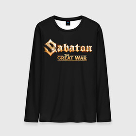 Мужской лонгслив 3D с принтом Sabaton в городе Новоалтайск, 100% полиэстер | длинные рукава, круглый вырез горловины, полуприлегающий силуэт | battle metal | primo victoria | sabaton | the art of war | the great war | группа | йоаким броден | латный ботинок | метал | пауэр | рыцарские доспехи | сабатон | собатон | хэви