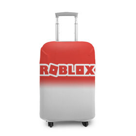 Чехол для чемодана 3D с принтом Roblox в городе Новоалтайск, 86% полиэфир, 14% спандекс | двустороннее нанесение принта, прорези для ручек и колес | game | gamer | logo | minecraft | simulator | игра | конструктор | лого | симулятор | строительство | фигура