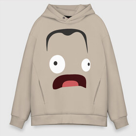 Мужское худи Oversize хлопок с принтом Кербанафт (KSP) в городе Новоалтайск, френч-терри — 70% хлопок, 30% полиэстер. Мягкий теплый начес внутри —100% хлопок | боковые карманы, эластичные манжеты и нижняя кромка, капюшон на магнитной кнопке | Тематика изображения на принте: 