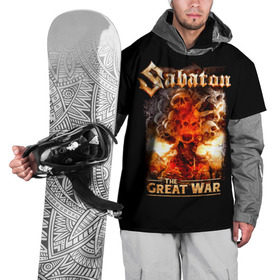 Накидка на куртку 3D с принтом Sabaton в городе Новоалтайск, 100% полиэстер |  | battle metal | primo victoria | sabaton | the art of war | the great war | группа | йоаким броден | латный ботинок | метал | пауэр | рыцарские доспехи | сабатон | собатон | хэви