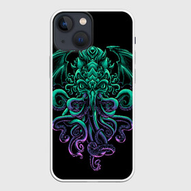 Чехол для iPhone 13 mini с принтом Ктулху в городе Новоалтайск,  |  | call | cthulhu | dagon | howard | lovecraft | monsters | mysticism | ocean | review | говард | дагон | зов | ктулху | лавкрафт | мистика | мифы | монстры | обзор | океан