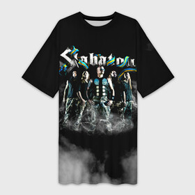 Платье-футболка 3D с принтом Sabaton в городе Новоалтайск,  |  | battle metal | primo victoria | sabaton | the art of war | the great war | группа | йоаким броден | латный ботинок | метал | пауэр | рыцарские доспехи | сабатон | собатон | хэви