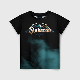 Детская футболка 3D с принтом Sabaton в городе Новоалтайск, 100% гипоаллергенный полиэфир | прямой крой, круглый вырез горловины, длина до линии бедер, чуть спущенное плечо, ткань немного тянется | battle metal | primo victoria | sabaton | the art of war | the great war | группа | йоаким броден | латный ботинок | метал | пауэр | рыцарские доспехи | сабатон | собатон | хэви