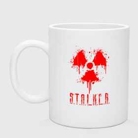 Кружка с принтом S.T.A.L.K.E.R. 2 в городе Новоалтайск, керамика | объем — 330 мл, диаметр — 80 мм. Принт наносится на бока кружки, можно сделать два разных изображения | bandit | chernobyl | pripyat | s.t.a.l.k.e.r. 2 | shadow of chernobyl | stalker | stalker 2 | бандиты | меченый | припять | сталкер | сталкер 2 | тени чернобыля | чернобыль | чистое небо