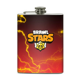 Фляга с принтом BRAWL STARS в городе Новоалтайск, металлический корпус | емкость 0,22 л, размер 125 х 94 мм. Виниловая наклейка запечатывается полностью | Тематика изображения на принте: android | brawl stars | games | mobile game | stars | игры | мобильные игры