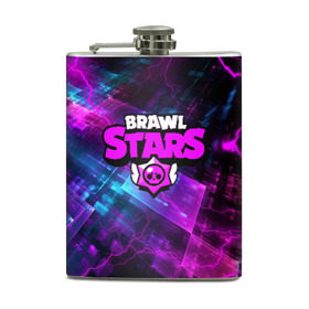 Фляга с принтом BRAWL STARS в городе Новоалтайск, металлический корпус | емкость 0,22 л, размер 125 х 94 мм. Виниловая наклейка запечатывается полностью | Тематика изображения на принте: android | brawl stars | games | mobile game | stars | игры | мобильные игры