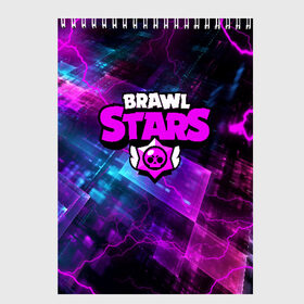 Скетчбук с принтом BRAWL STARS в городе Новоалтайск, 100% бумага
 | 48 листов, плотность листов — 100 г/м2, плотность картонной обложки — 250 г/м2. Листы скреплены сверху удобной пружинной спиралью | android | brawl stars | games | mobile game | stars | игры | мобильные игры