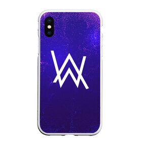 Чехол для iPhone XS Max матовый с принтом ALAN WALKER в городе Новоалтайск, Силикон | Область печати: задняя сторона чехла, без боковых панелей | Тематика изображения на принте: alan walker | aw | electro | electro music | music | алан уокер | музыка | музыкант | электро | электронная музыка