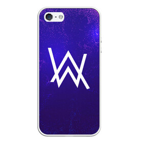 Чехол для iPhone 5/5S матовый с принтом ALAN WALKER в городе Новоалтайск, Силикон | Область печати: задняя сторона чехла, без боковых панелей | alan walker | aw | electro | electro music | music | алан уокер | музыка | музыкант | электро | электронная музыка