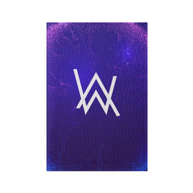 Обложка для паспорта матовая кожа с принтом ALAN WALKER в городе Новоалтайск, натуральная матовая кожа | размер 19,3 х 13,7 см; прозрачные пластиковые крепления | alan walker | aw | electro | electro music | music | алан уокер | музыка | музыкант | электро | электронная музыка