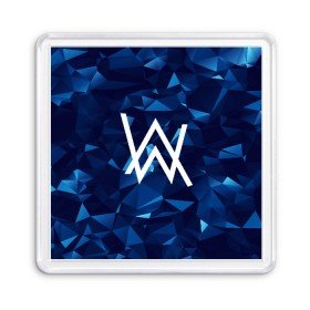 Магнит 55*55 с принтом ALAN WALKER в городе Новоалтайск, Пластик | Размер: 65*65 мм; Размер печати: 55*55 мм | Тематика изображения на принте: alan walker | aw | electro | electro music | music | алан уокер | музыка | музыкант | электро | электронная музыка
