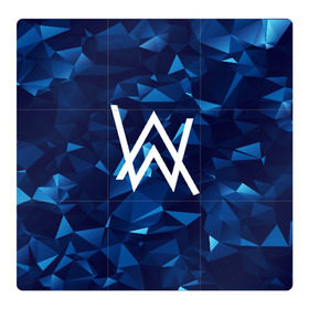 Магнитный плакат 3Х3 с принтом ALAN WALKER в городе Новоалтайск, Полимерный материал с магнитным слоем | 9 деталей размером 9*9 см | alan walker | aw | electro | electro music | music | алан уокер | музыка | музыкант | электро | электронная музыка