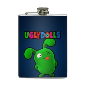 Фляга с принтом Uglydolls в городе Новоалтайск, металлический корпус | емкость 0,22 л, размер 125 х 94 мм. Виниловая наклейка запечатывается полностью | dolls | ugly | куклы | куклы с характером | мультфильм | плюшевые куклы | плюшевый