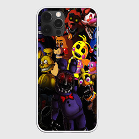Чехол для iPhone 12 Pro Max с принтом FIVE NIGHTS AT FREDDYS в городе Новоалтайск, Силикон |  | 5 ночей с фредди | animation | bonnie | chica | five nights at freddys | fnaf | foxy | freddy | funny | horror | scary | бонни | майк | пять | ужас | фнаф | фокси | фредди | чика | шмидт