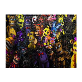 Обложка для студенческого билета с принтом FIVE NIGHTS AT FREDDYS в городе Новоалтайск, натуральная кожа | Размер: 11*8 см; Печать на всей внешней стороне | 5 ночей с фредди | animation | bonnie | chica | five nights at freddys | fnaf | foxy | freddy | funny | horror | scary | бонни | майк | пять | ужас | фнаф | фокси | фредди | чика | шмидт