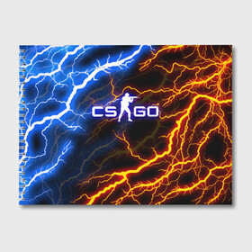 Альбом для рисования с принтом CS GO STORM МОЛНИИ в городе Новоалтайск, 100% бумага
 | матовая бумага, плотность 200 мг. | Тематика изображения на принте: astralis | awp | counter strike | cs go | cs go global offensive | cs:go | faze clan | hyper beast | team liquid | астралис | кс го | тим ликвид | фейз клан | хайпер бист