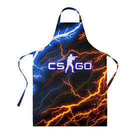 Фартук 3D с принтом CS GO STORM  МОЛНИИ в городе Новоалтайск, 100% полиэстер | общий размер — 65 х 85 см, ширина нагрудника — 26 см, горловина — 53 см, длина завязок — 54 см, общий обхват в поясе — 173 см. Принт на завязках и на горловине наносится с двух сторон, на основной части фартука — только с внешней стороны | astralis | awp | counter strike | cs go | cs go global offensive | cs:go | faze clan | hyper beast | team liquid | астралис | кс го | тим ликвид | фейз клан | хайпер бист