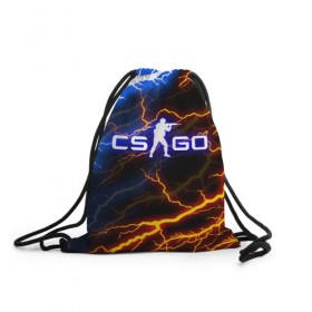 Рюкзак-мешок 3D с принтом CS GO STORM в городе Новоалтайск, 100% полиэстер | плотность ткани — 200 г/м2, размер — 35 х 45 см; лямки — толстые шнурки, застежка на шнуровке, без карманов и подкладки | astralis | awp | counter strike | cs go | cs go global offensive | cs:go | faze clan | hyper beast | team liquid | астралис | кс го | тим ликвид | фейз клан | хайпер бист