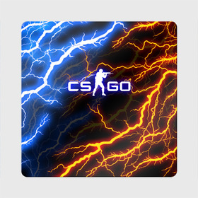 Магнит виниловый Квадрат с принтом CS GO STORM  МОЛНИИ в городе Новоалтайск, полимерный материал с магнитным слоем | размер 9*9 см, закругленные углы | Тематика изображения на принте: astralis | awp | counter strike | cs go | cs go global offensive | cs:go | faze clan | hyper beast | team liquid | астралис | кс го | тим ликвид | фейз клан | хайпер бист