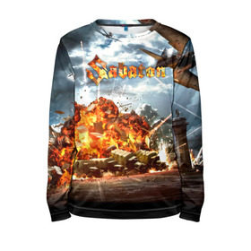 Детский лонгслив 3D с принтом Sabaton в городе Новоалтайск, 100% полиэстер | длинные рукава, круглый вырез горловины, полуприлегающий силуэт
 | battle metal | primo victoria | sabaton | the art of war | the great war | группа | йоаким броден | латный ботинок | метал | пауэр | рыцарские доспехи | сабатон | собатон | хэви