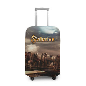 Чехол для чемодана 3D с принтом Sabaton в городе Новоалтайск, 86% полиэфир, 14% спандекс | двустороннее нанесение принта, прорези для ручек и колес | battle metal | primo victoria | sabaton | the art of war | the great war | группа | йоаким броден | латный ботинок | метал | пауэр | рыцарские доспехи | сабатон | собатон | хэви